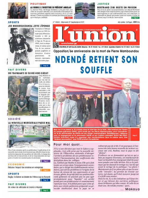 L'Union 27/09/2017