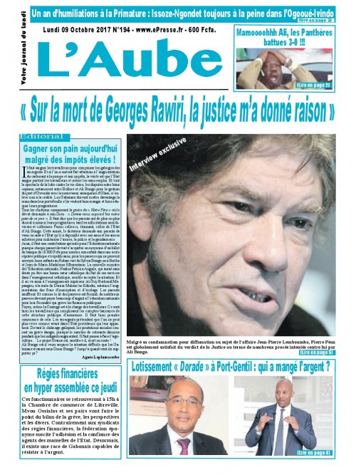 L'Aube 09/10/2017