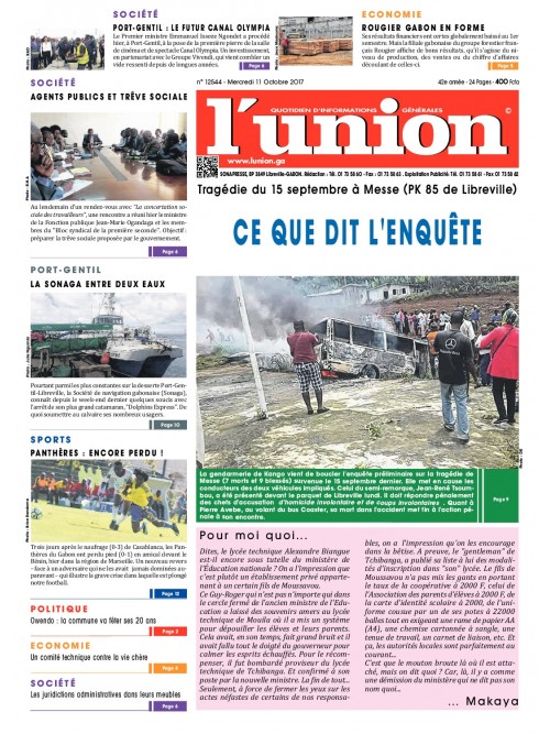 L'Union 11/10/2017