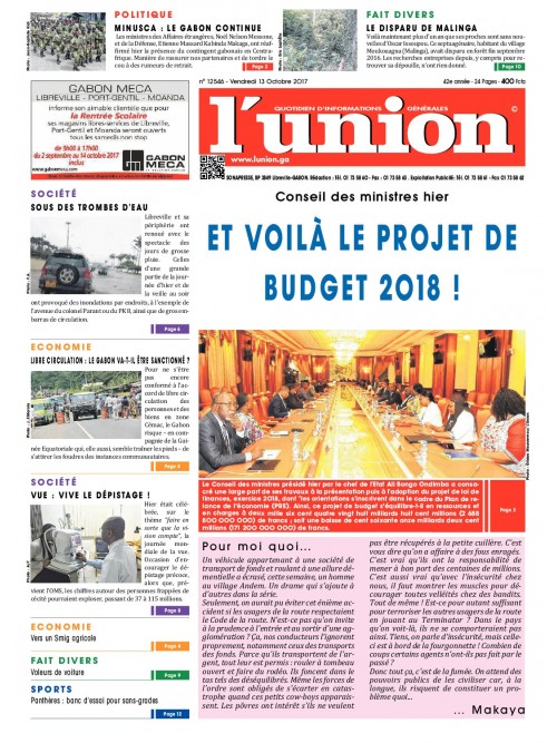 L'Union 13/10/2017