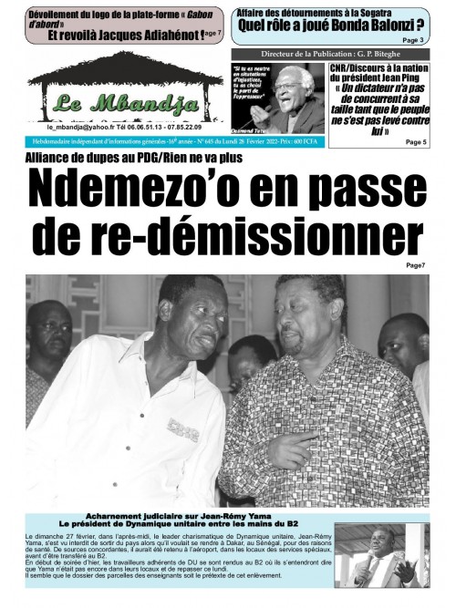 Le Mbandja 28/02/2022