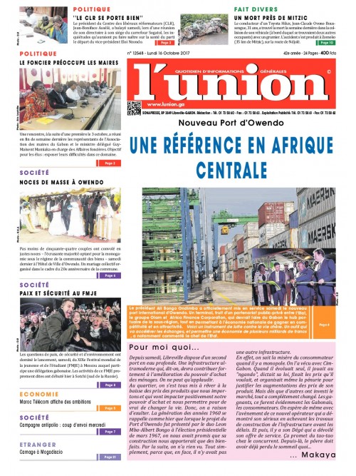 L'Union 16/10/2017