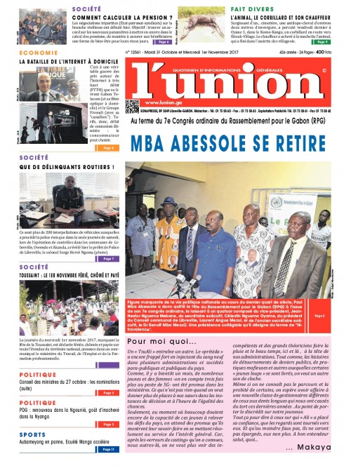 L'Union 31/10/2017