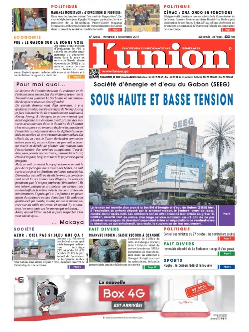 L'Union 03/11/2017