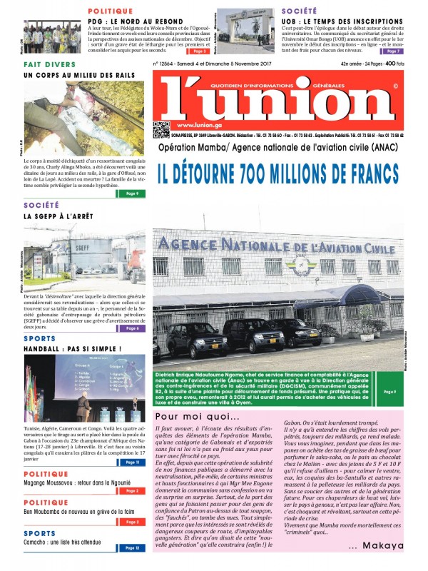 L'Union 04/11/2017