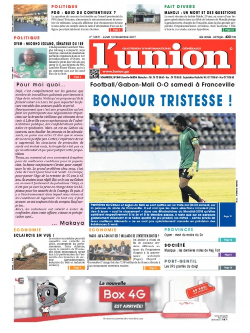 L'Union 13/11/2017