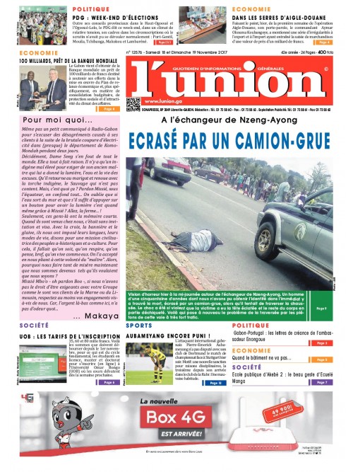 L'Union 18/11/2017