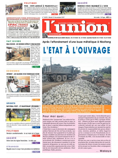 L'Union 21/11/2017