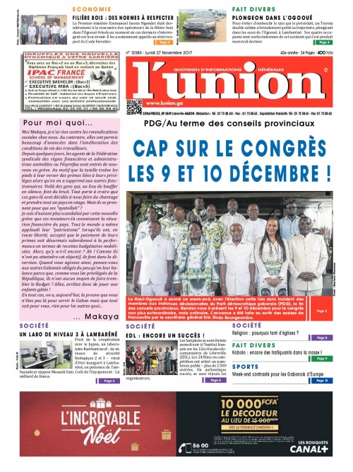 L'Union 27/11/2017