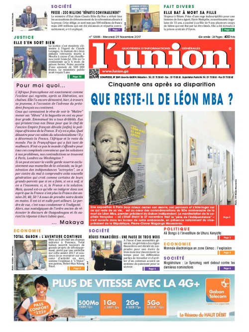 L'Union 29/11/2017