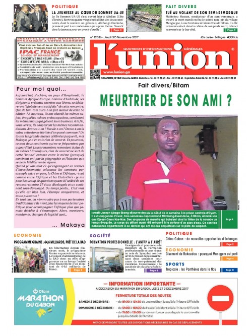 L'Union 30/11/2017