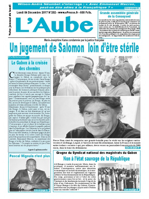 L'Aube 04/12/2017