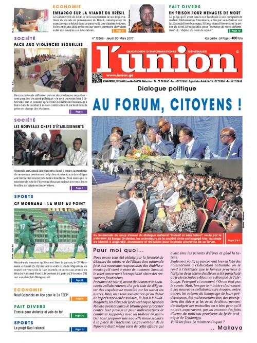 L'Union 30/03/2017