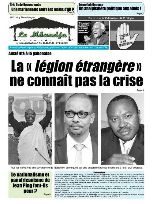 Le Mbandja 08/12/2017