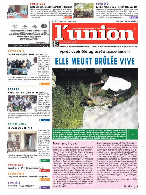 L'Union 09/01/2018