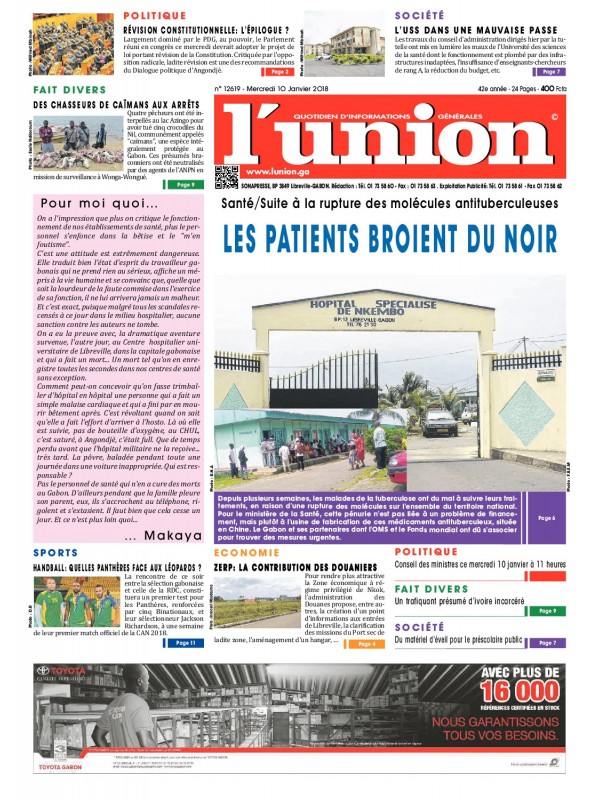 L'Union 10/01/2018