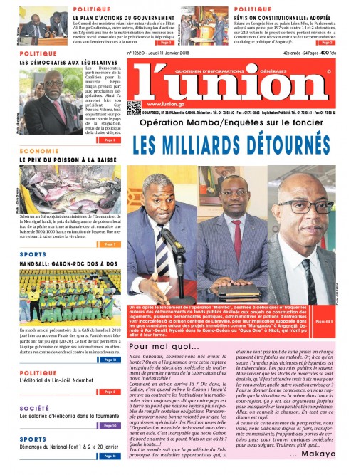 L'Union 11/01/2018