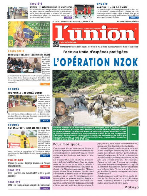 L'Union 20/01/2018