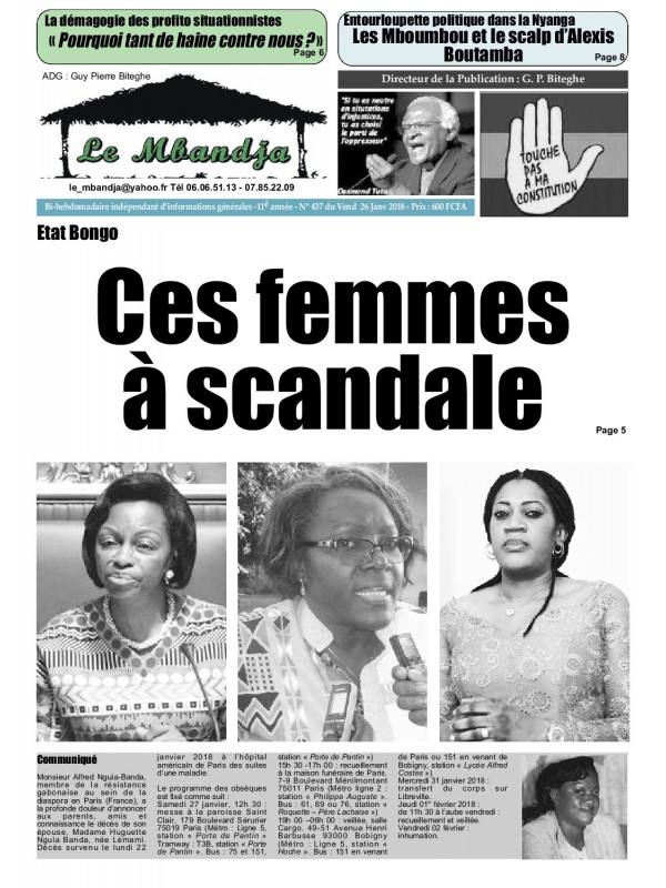 Le Mbandja 26/01/2018