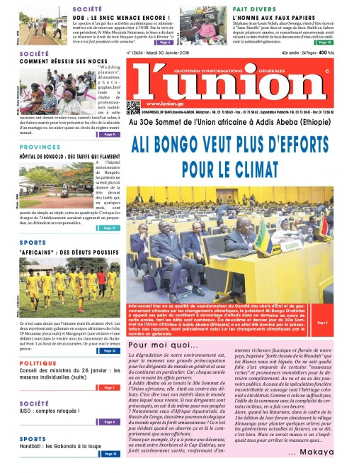 L'Union 30/01/2018