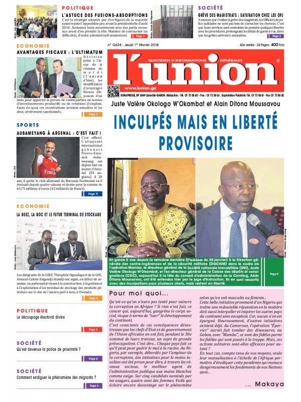 L'Union 01/02/2018