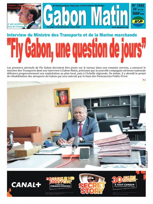 Gabon Matin 13/06/2024