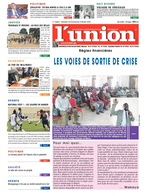 L'Union 03/02/2018