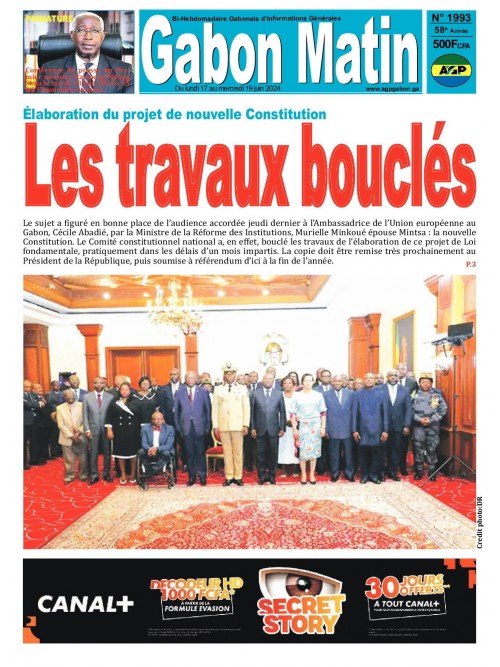 Gabon Matin 17/06/2024