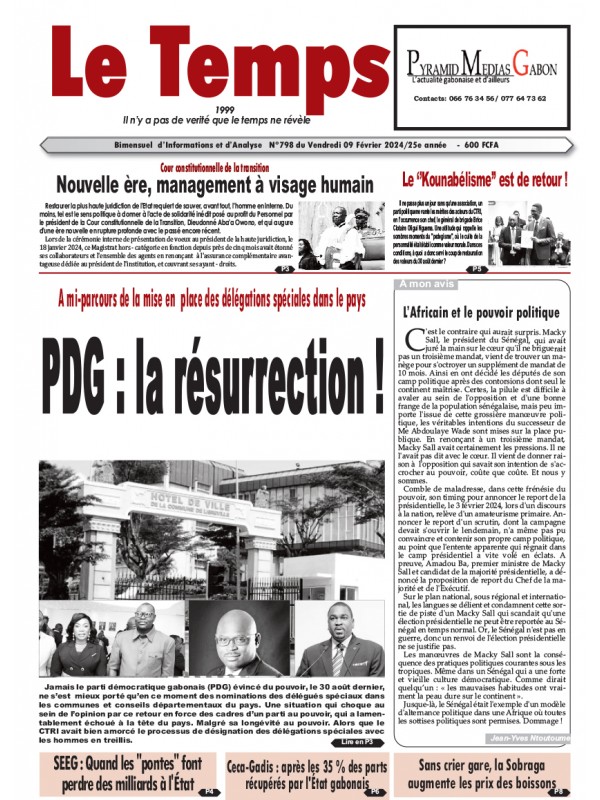 Le Temps 09/02/2024