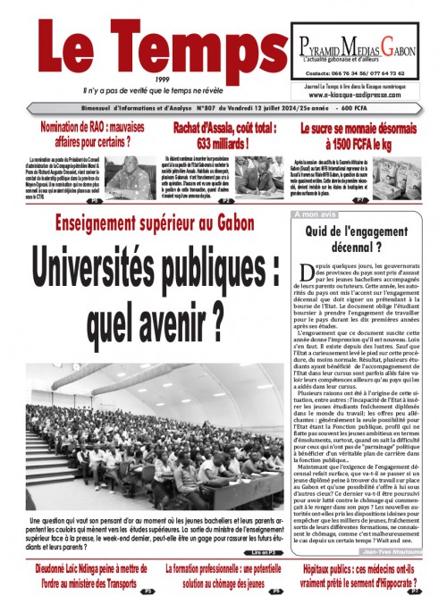 Le Temps 12/07/2024