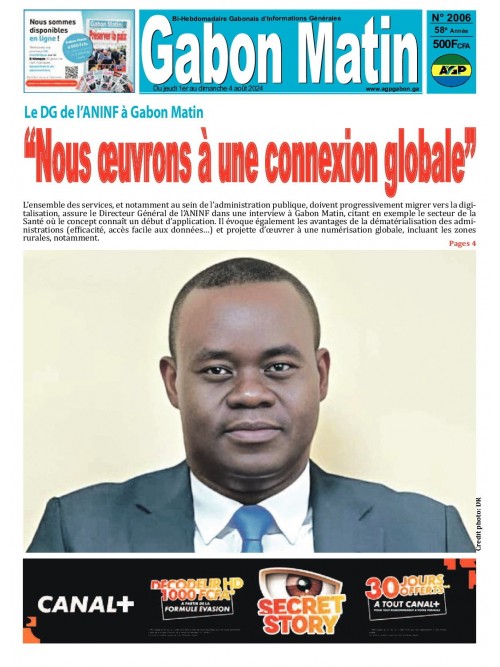 Gabon Matin 01/08/2024