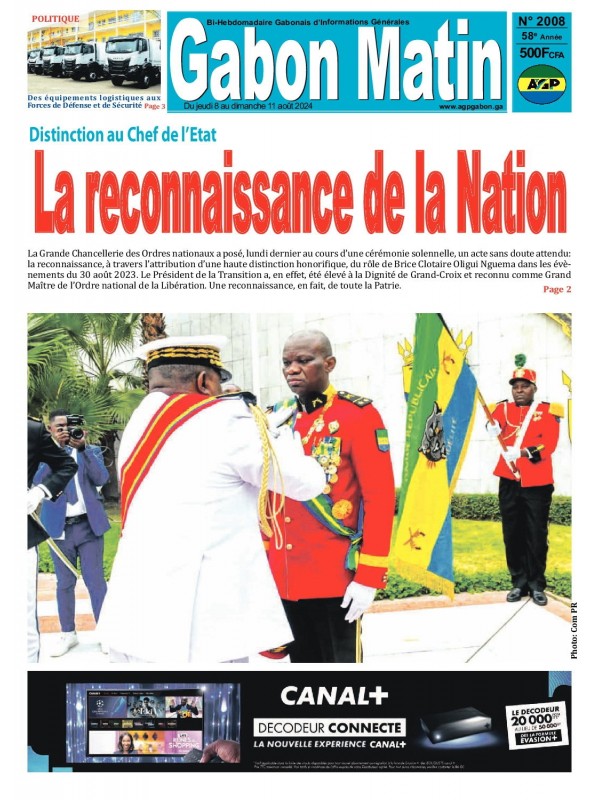 Gabon Matin 08/08/2024