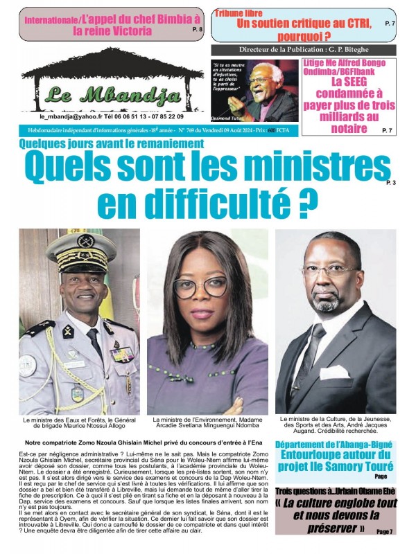 Le Mbandja 09/08/2024