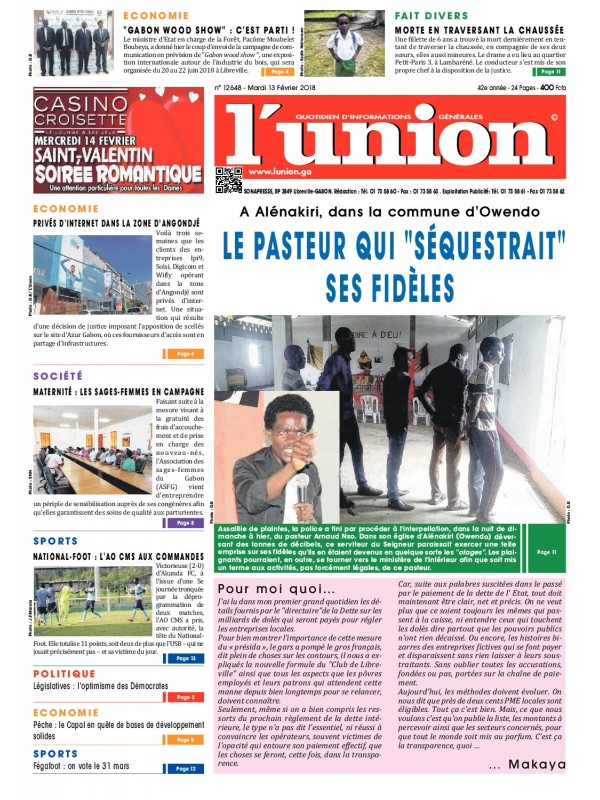 L'Union 13/02/2018