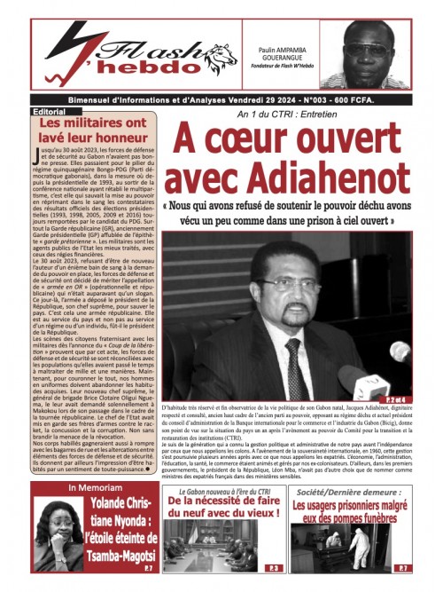 Flash W Hebdo 29/08/2024