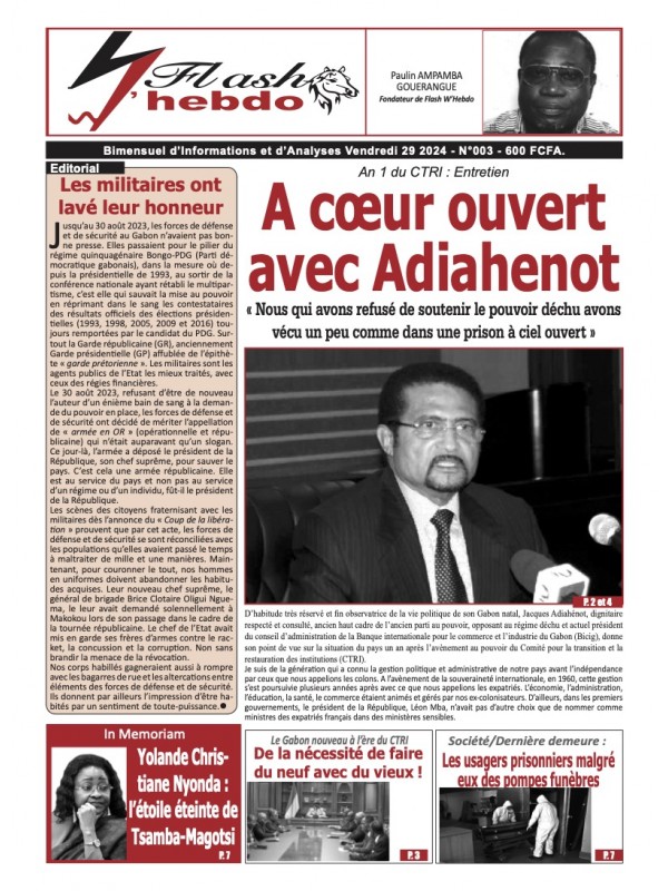 Flash W Hebdo 29/08/2024