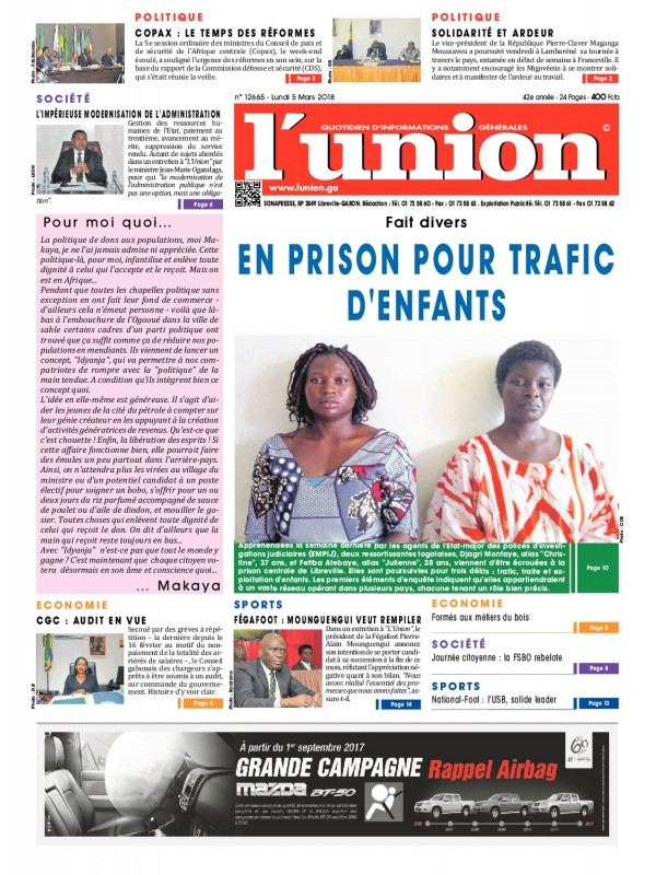 L'Union 05/03/2018