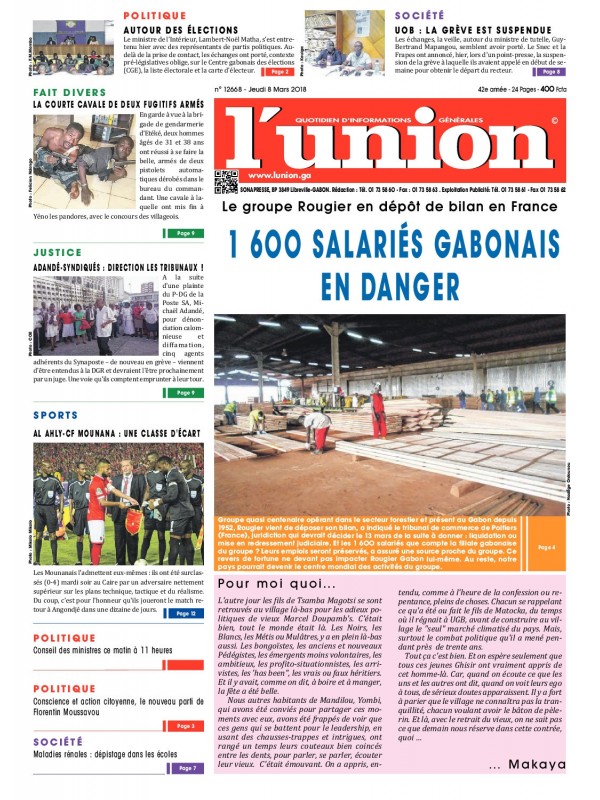 L'Union 08/03/2018