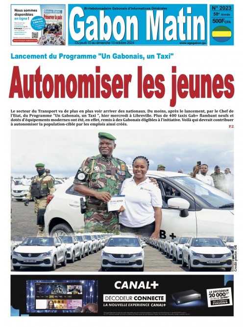 Gabon Matin 10/10/2024