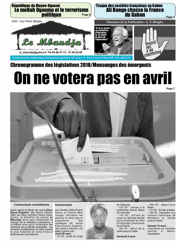 Le Mbandja 09/03/2018