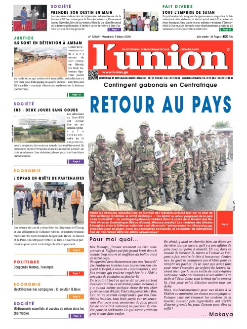 L'Union 09/03/2018