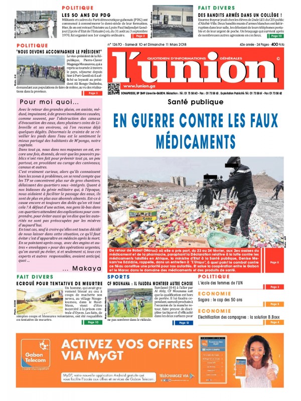 L'Union 10/03/2018