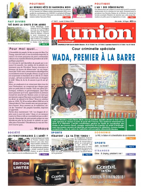 L'Union 12/03/2018