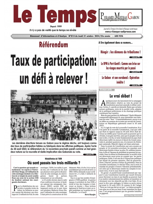 Le Temps
 31/10/2024