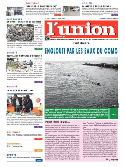 L'Union 13/03/2018