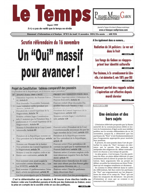 Le Temps
 14/11/2024