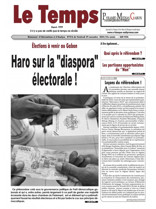 Le Temps
 29/11/2024