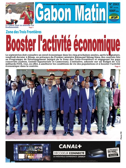 Gabon Matin 23/12/2024