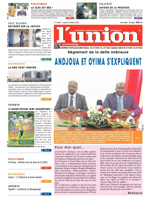 L'Union 22/03/2018