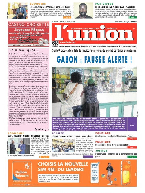 L'Union 29/03/2018